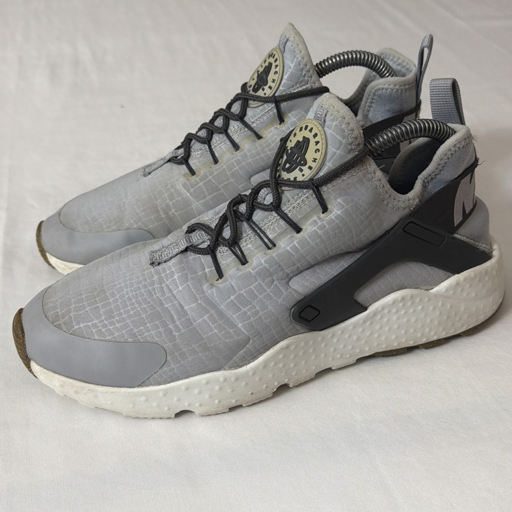 Nike W Air Huarache Run Ultra Women's Size 9 Gray Black 819151013 Gym Shoes Fit
